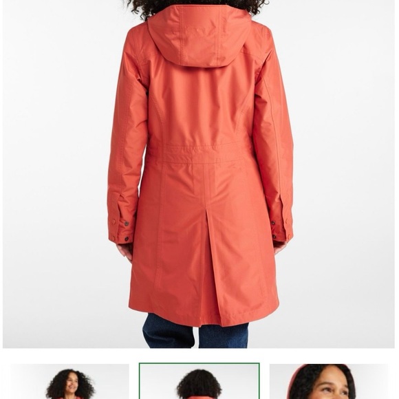 L.L. Bean | Women's H2OFF Raincoat, PrimaLoft-Lined - Picture 3 of 8